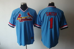 St Louis Cardinals 1 Ozzie Smith Cooperstown Blue St Louis Cardinals 1 Ozzie Smith Cooperstown Blue