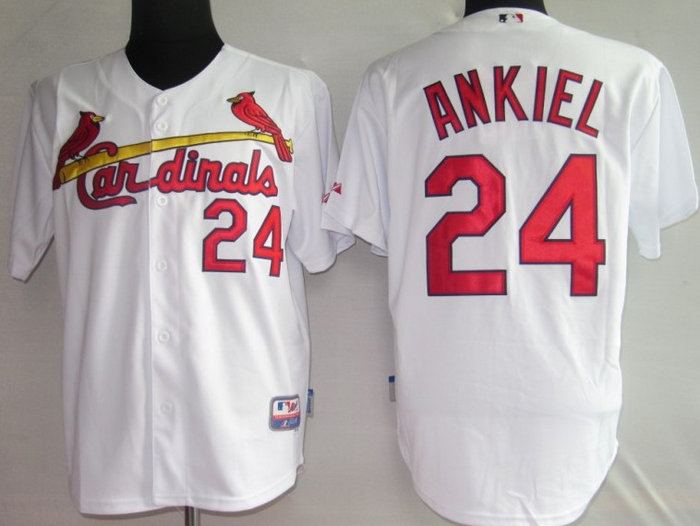 MLB Jerseys St.Louis Cardinals 24# Ankiel white MLB Jerseys St.Louis Cardinals 24# Ankiel white