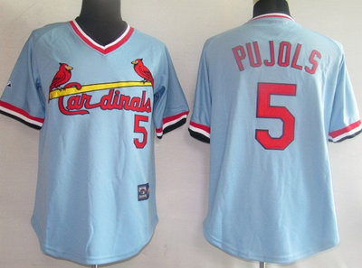 MLB Jerseys St.Louis Cardinals 5# pujols LT Blue MLB Jerseys St.Louis Cardinals 5# pujols LT Blue