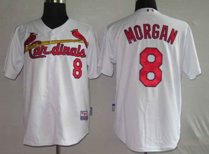 MLB Jerseys St.Louis Cardinals 8# MORGAN white MLB Jerseys St.Louis Cardinals 8# MORGAN white