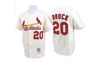 mlb st.louis cardinals #20 brock white mlb st.louis cardinals #20 brock white