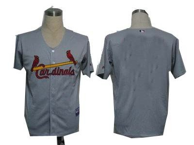 St. Louis Cardinals grey Blank Jerseys St. Louis Cardinals grey Blank Jerseys