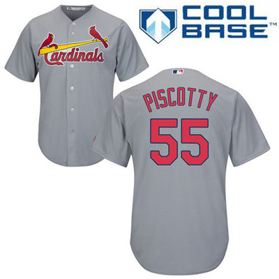 Cardinals #55 Stephen Piscotty Grey Cool Base Stitched Youth MLB Jersey Cardinals #55 Stephen Piscotty Grey Cool Base Stitched Youth MLB Jersey