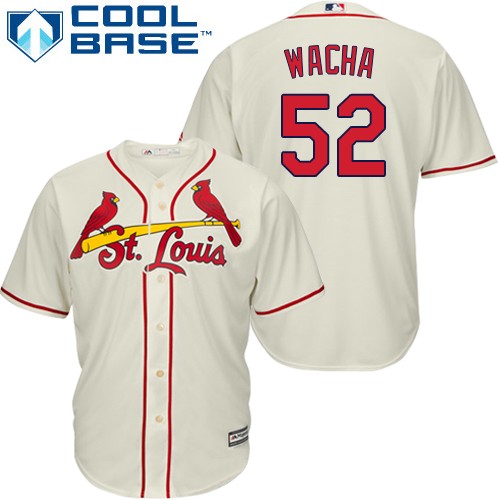 Cardinals #52 Michael Wacha Cream Cool Base Stitched Youth MLB Jersey Cardinals #52 Michael Wacha Cream Cool Base Stitched Youth MLB Jersey