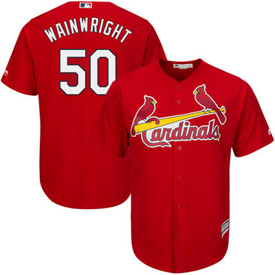 Cardinals #50 Adam Wainwright Red Cool Base Stitched Youth MLB Jersey Cardinals #50 Adam Wainwright Red Cool Base Stitched Youth MLB Jersey