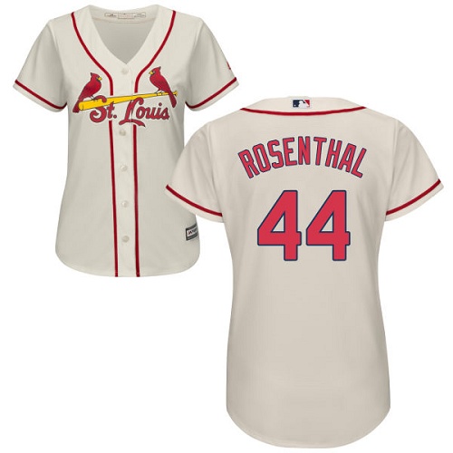 Cardinals #44 Trevor Rosenthal Cream Alternate Women's Stitched MLB Jersey Cardinals #44 Trevor Rosenthal Cream Alternate Women's Stitched MLB Jersey