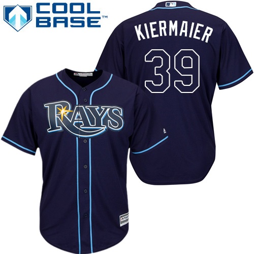 Rays #39 Kevin Kiermaier Dark Blue Cool Base Stitched Youth MLB Jersey Rays #39 Kevin Kiermaier Dark Blue Cool Base Stitched Youth MLB Jersey