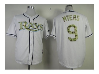 MLB Jerseys Tampa Bay Rays #9 Myers white(number camo) MLB Jerseys Tampa Bay Rays #9 Myers white(number camo)