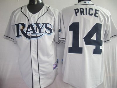 Tampa Bay Rays 14 Price Grey Jerseys Tampa Bay Rays 14 Price Grey Jerseys
