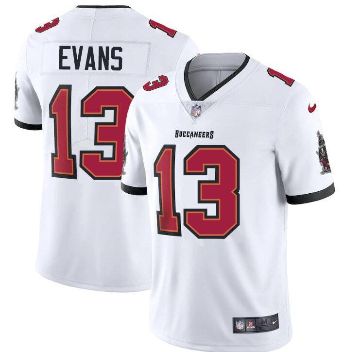 Tampa Bay Buccaneers #13 Mike Evans Men's Nike White Vapor Limited Jersey Tampa Bay Buccaneers #13 Mike Evans Men's Nike White Vapor Limited Jersey