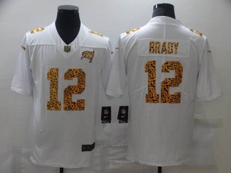 Nike Buccaneers 12 Tom Brady White Leopard Vapor Untouchable Limited Jersey Nike Buccaneers 12 Tom Brady White Leopard Vapor Untouchable Limited Jersey