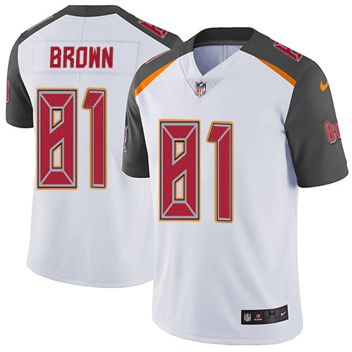 Nike Buccaneers #81 Antonio Brown White Men's Stitched NFL Vapor Untouchable Limited Jersey Nike Buccaneers #81 Antonio Brown White Men's Stitched NFL Vapor Untouchable Limited Jersey