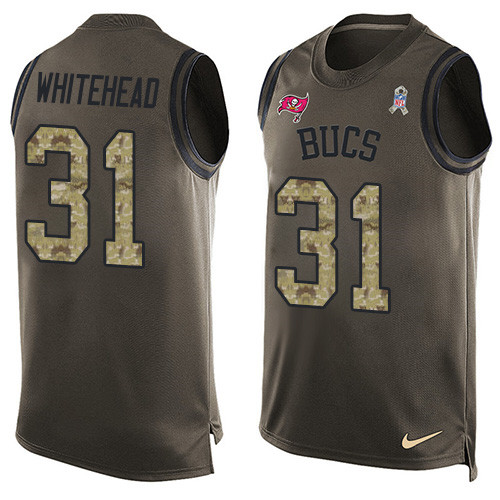 Nike Buccaneers #31 Jordan Whitehead Green Men's Stitched NFL Limited Salute To Service Tank Top Jersey Nike Buccaneers #31 Jordan Whitehead Green Men's Stitched NFL Limited Salute To Service Tank Top Jersey