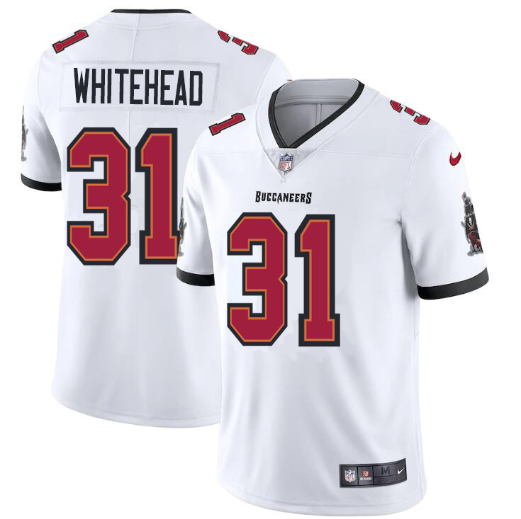 Tampa Bay Buccaneers #31 Jordan Whitehead Men's Nike White Vapor Limited Jersey Tampa Bay Buccaneers #31 Jordan Whitehead Men's Nike White Vapor Limited Jersey