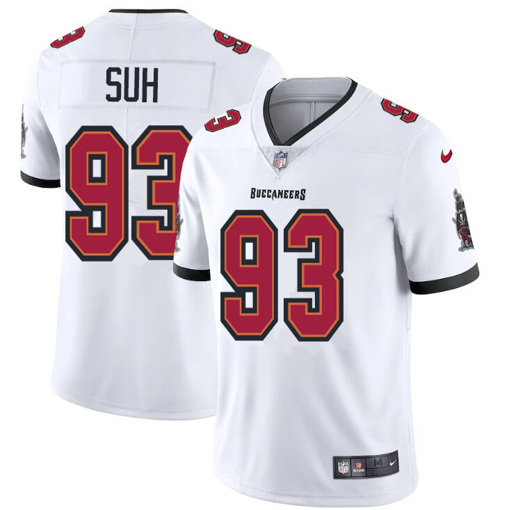 Tampa Bay Buccaneers #93 Ndamukong Suh Men's Nike White Vapor Limited Jersey Tampa Bay Buccaneers #93 Ndamukong Suh Men's Nike White Vapor Limited Jersey