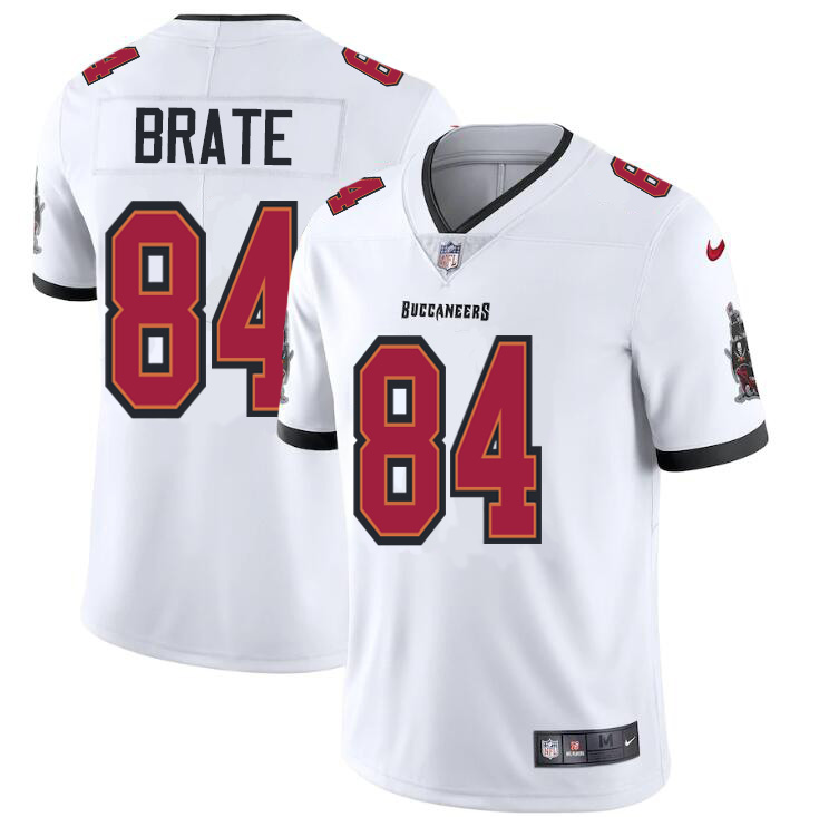 Tampa Bay Buccaneers #84 Cameron Brate Men's Nike White Vapor Limited Jersey Tampa Bay Buccaneers #84 Cameron Brate Men's Nike White Vapor Limited Jersey
