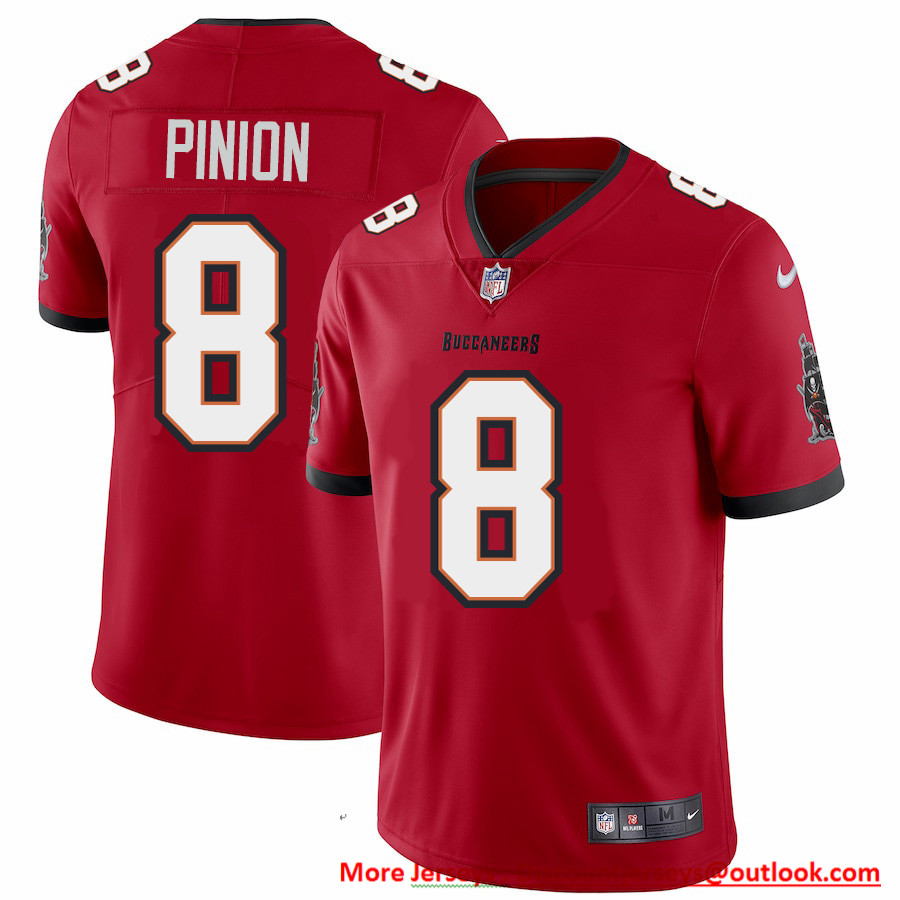 Tampa Bay Buccaneers #8 Bradley Pinion Men's Nike Red Vapor Limited Jersey Tampa Bay Buccaneers #8 Bradley Pinion Men's Nike Red Vapor Limited Jersey