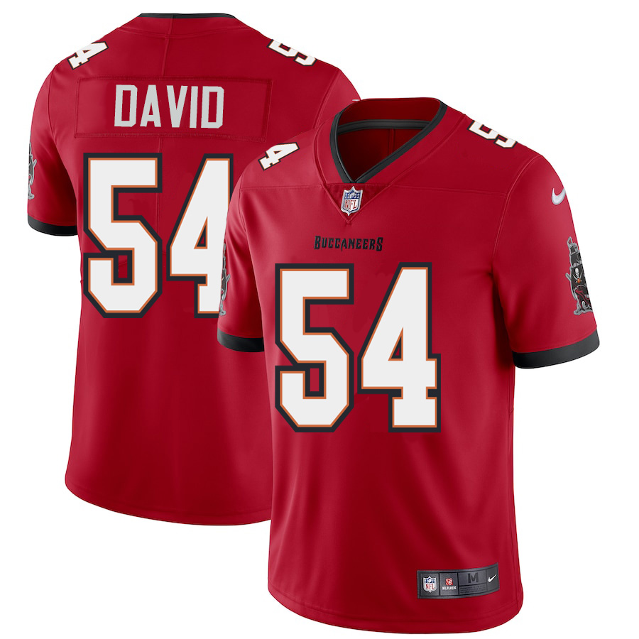 Tampa Bay Buccaneers #54 Lavonte David Men's Nike Red Vapor Limited Jersey Tampa Bay Buccaneers #54 Lavonte David Men's Nike Red Vapor Limited Jersey