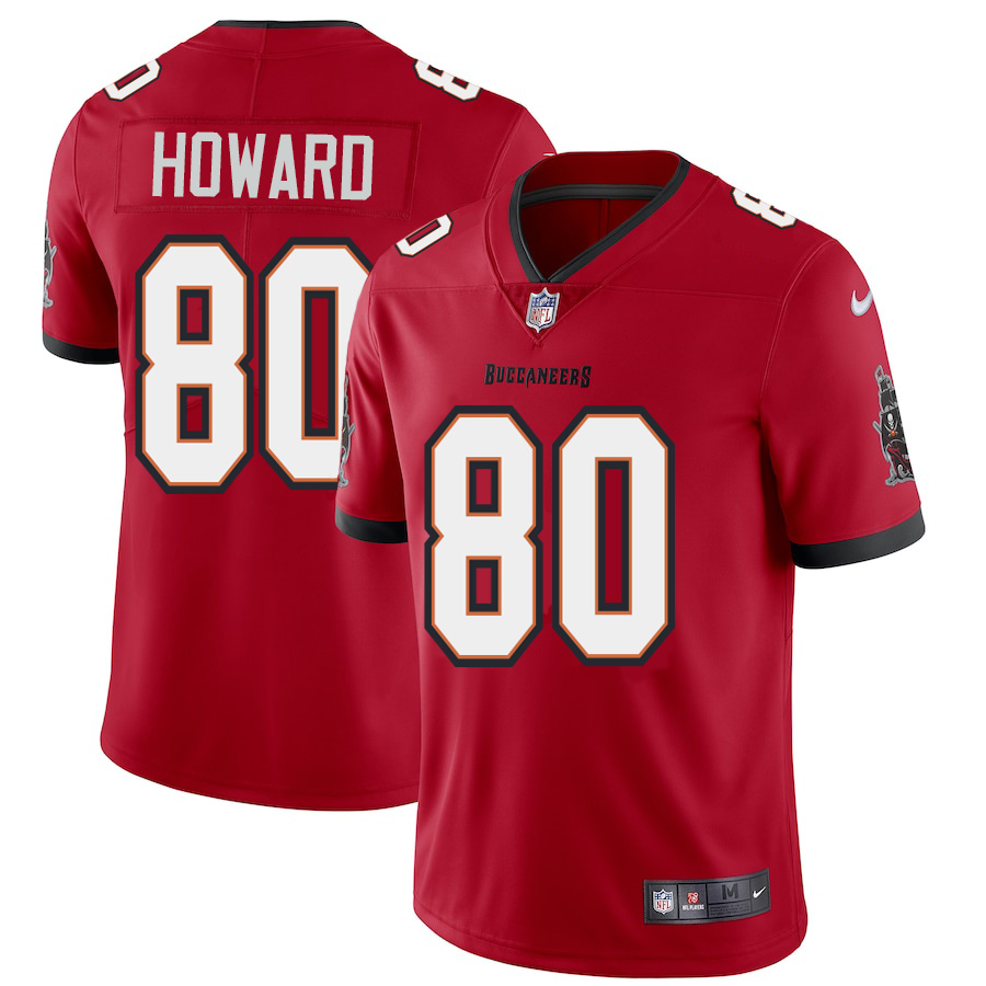 Tampa Bay Buccaneers #80 O.J. Howard Men's Nike Red Vapor Limited Jersey Tampa Bay Buccaneers #80 O.J. Howard Men's Nike Red Vapor Limited Jersey