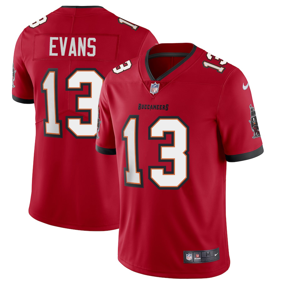 Tampa Bay Buccaneers #13 Mike Evans Men's Nike Red Vapor Limited Jersey Tampa Bay Buccaneers #13 Mike Evans Men's Nike Red Vapor Limited Jersey