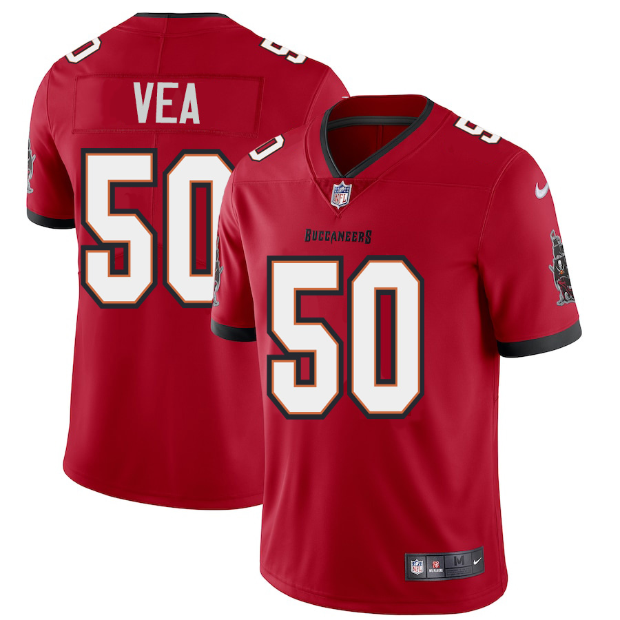Tampa Bay Buccaneers #50 Vita Vea Men's Nike Red Vapor Limited Jersey Tampa Bay Buccaneers #50 Vita Vea Men's Nike Red Vapor Limited Jersey