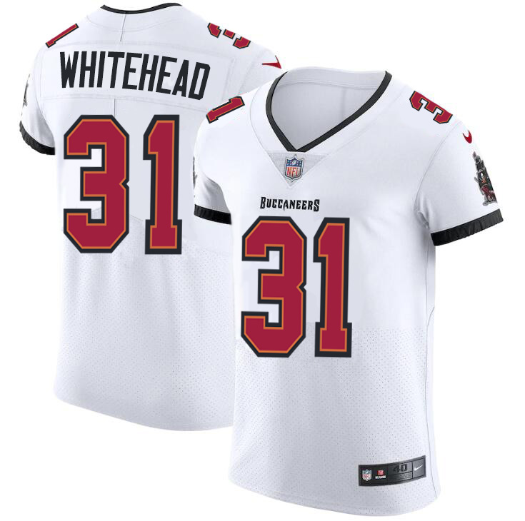 Tampa Bay Buccaneers #31 Jordan Whitehead Men's Nike White Vapor Elite Jersey Tampa Bay Buccaneers #31 Jordan Whitehead Men's Nike White Vapor Elite Jersey
