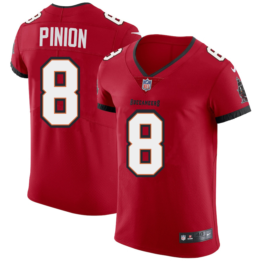 Tampa Bay Buccaneers #8 Bradley Pinion Men's Nike Red Vapor Elite Jersey Tampa Bay Buccaneers #8 Bradley Pinion Men's Nike Red Vapor Elite Jersey