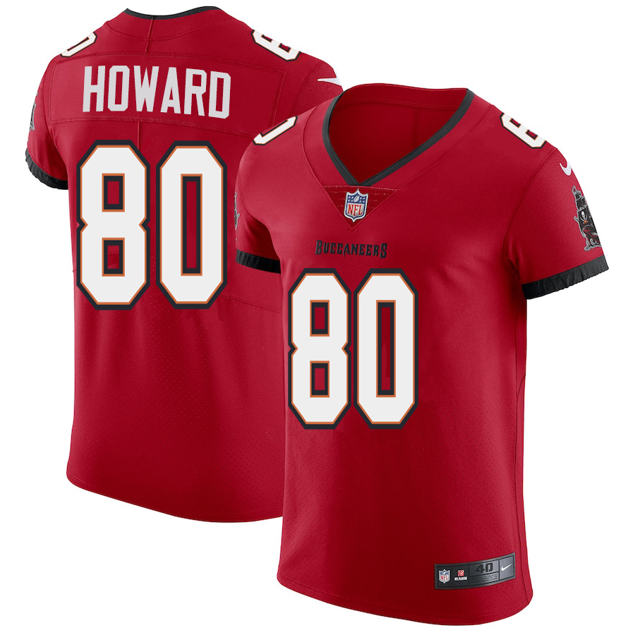 Tampa Bay Buccaneers #80 O.J. Howard Men's Nike Red Vapor Elite Jersey Tampa Bay Buccaneers #80 O.J. Howard Men's Nike Red Vapor Elite Jersey