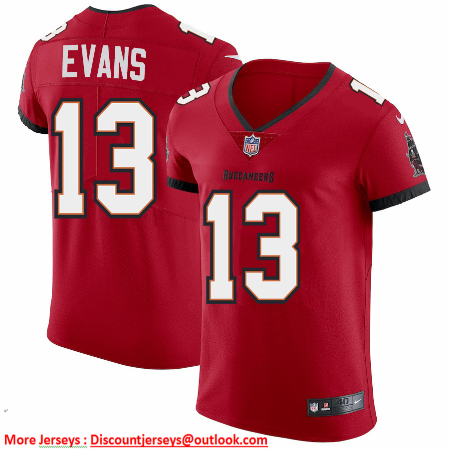 Tampa Bay Buccaneers #13 Mike Evans Men's Nike Red Vapor Elite Jersey Tampa Bay Buccaneers #13 Mike Evans Men's Nike Red Vapor Elite Jersey