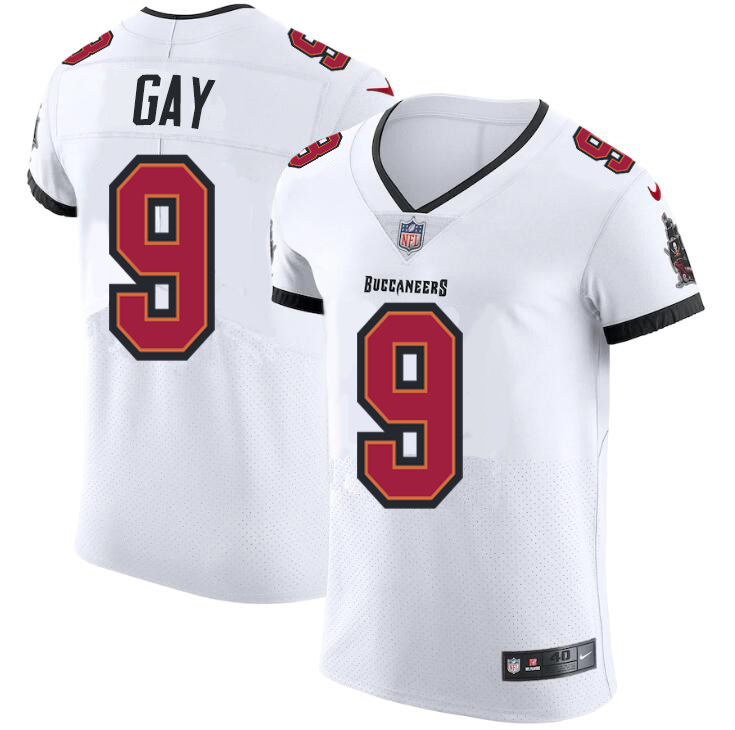 Tampa Bay Buccaneers #9 Matt Gay Men's Nike White Vapor Elite Jersey Tampa Bay Buccaneers #9 Matt Gay Men's Nike White Vapor Elite Jersey