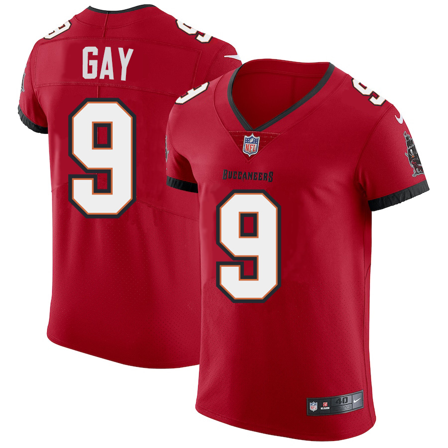 Tampa Bay Buccaneers #9 Matt Gay Men's Nike Red Vapor Elite Jersey Tampa Bay Buccaneers #9 Matt Gay Men's Nike Red Vapor Elite Jersey