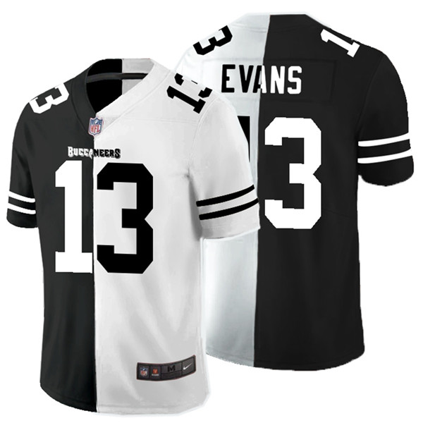 Nike Buccaneers 13 Mike Evans Black And White Split Vapor Untouchable Limited Jersey Nike Buccaneers 13 Mike Evans Black And White Split Vapor Untouchable Limited Jersey