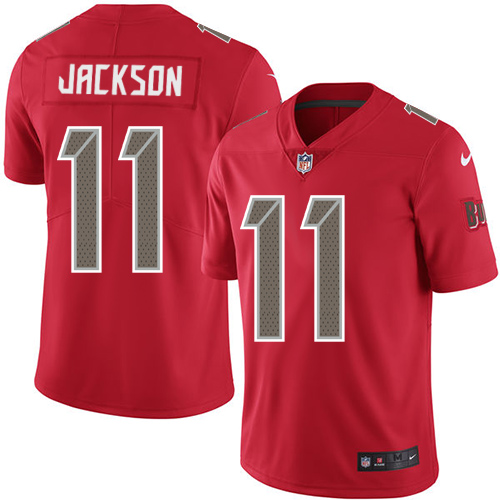 Nike Buccaneers #11 DeSean Jackson Red Men's Stitched NFL Limited Rush Jersey Nike Buccaneers #11 DeSean Jackson Red Men's Stitched NFL Limited Rush Jersey