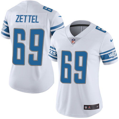 Nike Lions #69 Anthony Zettel White Women's Stitched NFL Vapor Untouchable Limited Jersey Nike Lions #69 Anthony Zettel White Women's Stitched NFL Vapor Untouchable Limited Jersey