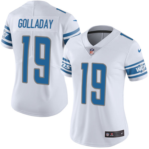 Nike Lions #19 Kenny Golladay White Women's Stitched NFL Vapor Untouchable Limited Jersey Nike Lions #19 Kenny Golladay White Women's Stitched NFL Vapor Untouchable Limited Jersey