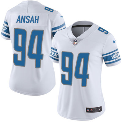 Nike Lions #94 Ziggy Ansah White Women's Stitched NFL Limited Jersey Nike Lions #94 Ziggy Ansah White Women's Stitched NFL Limited Jersey