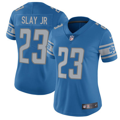 Nike Lions #23 Darius Slay Jr Light Blue Team Color Women's Stitched NFL Limited Jersey Nike Lions #23 Darius Slay Jr Light Blue Team Color Women's Stitched NFL Limited Jersey