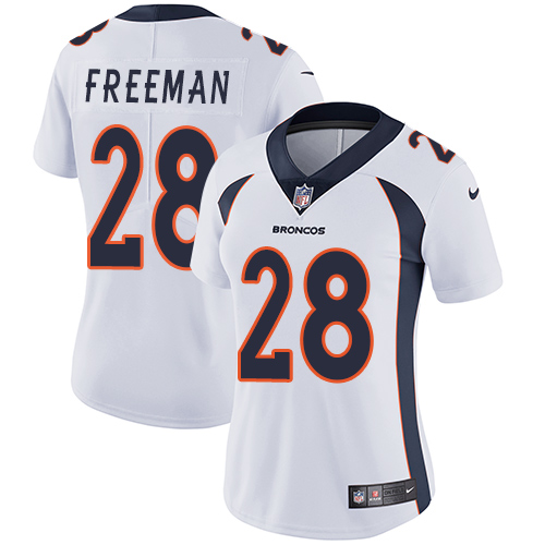 Nike Broncos #28 Royce Freeman White Women's Stitched NFL Vapor Untouchable Limited Jersey Nike Broncos #28 Royce Freeman White Women's Stitched NFL Vapor Untouchable Limited Jersey