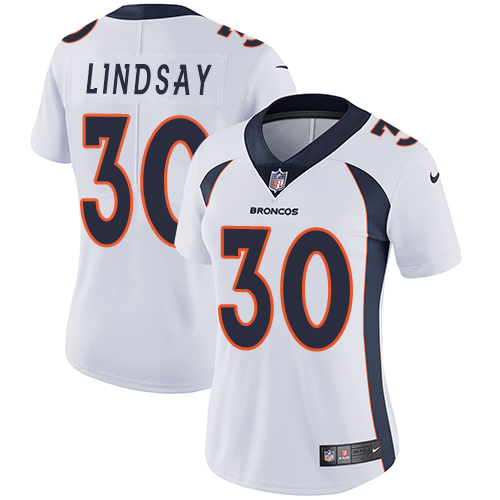 Nike Broncos #30 Phillip Lindsay White Women's Stitched NFL Vapor Untouchable Limited Jersey Nike Broncos #30 Phillip Lindsay White Women's Stitched NFL Vapor Untouchable Limited Jersey