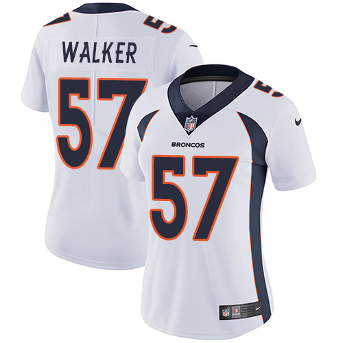 Nike Broncos #57 Demarcus Walker White Women's Stitched NFL Vapor Untouchable Limited Jersey Nike Broncos #57 Demarcus Walker White Women's Stitched NFL Vapor Untouchable Limited Jersey