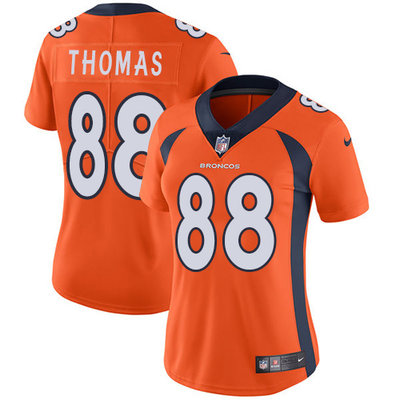 Nike Broncos #88 Demaryius Thomas Orange Team Color Women's Stitched NFL Vapor Untouchable Limited Jersey Nike Broncos #88 Demaryius Thomas Orange Team Color Women's Stitched NFL Vapor Untouchable Limited Jersey