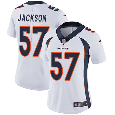 Nike Broncos #57 Tom Jackson White Women's Stitched NFL Vapor Untouchable Limited Jersey Nike Broncos #57 Tom Jackson White Women's Stitched NFL Vapor Untouchable Limited Jersey