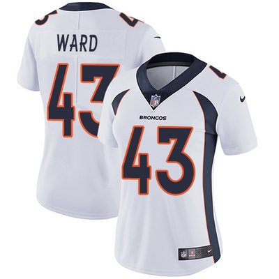 Nike Broncos #43 T.J. Ward White Women's Stitched NFL Vapor Untouchable Limited Jersey Nike Broncos #43 T.J. Ward White Women's Stitched NFL Vapor Untouchable Limited Jersey