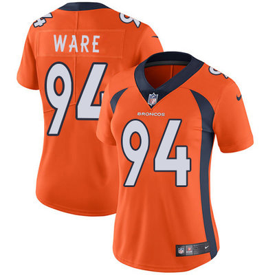 Nike Broncos #94 DeMarcus Ware Orange Team Color Women's Stitched NFL Vapor Untouchable Limited Jersey Nike Broncos #94 DeMarcus Ware Orange Team Color Women's Stitched NFL Vapor Untouchable Limited Jersey