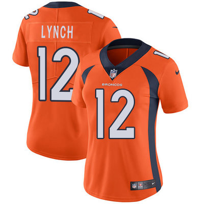 Nike Broncos #12 Paxton Lynch Orange Team Color Women's Stitched NFL Vapor Untouchable Limited Jersey Nike Broncos #12 Paxton Lynch Orange Team Color Women's Stitched NFL Vapor Untouchable Limited Jersey