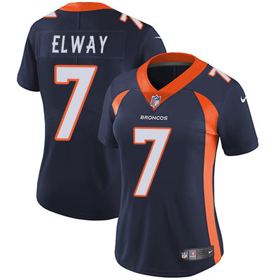 Nike Broncos #7 John Elway Blue Alternate Women's Stitched NFL Vapor Untouchable Limited Jersey Nike Broncos #7 John Elway Blue Alternate Women's Stitched NFL Vapor Untouchable Limited Jersey