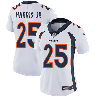 Nike Broncos #25 Chris Harris Jr White Women's Stitched NFL Vapor Untouchable Limited Jersey Nike Broncos #25 Chris Harris Jr White Women's Stitched NFL Vapor Untouchable Limited Jersey