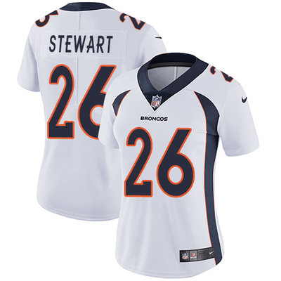 Nike Broncos #26 Darian Stewart White Women's Stitched NFL Vapor Untouchable Limited Jersey Nike Broncos #26 Darian Stewart White Women's Stitched NFL Vapor Untouchable Limited Jersey