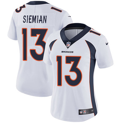 Nike Broncos #13 Trevor Siemian White Women's Stitched NFL Vapor Untouchable Limited Jersey Nike Broncos #13 Trevor Siemian White Women's Stitched NFL Vapor Untouchable Limited Jersey