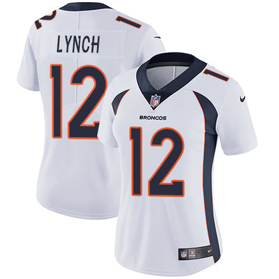 Nike Broncos #12 Paxton Lynch White Women's Stitched NFL Vapor Untouchable Limited Jersey Nike Broncos #12 Paxton Lynch White Women's Stitched NFL Vapor Untouchable Limited Jersey